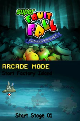 Super Fruit Fall (USA) screen shot title